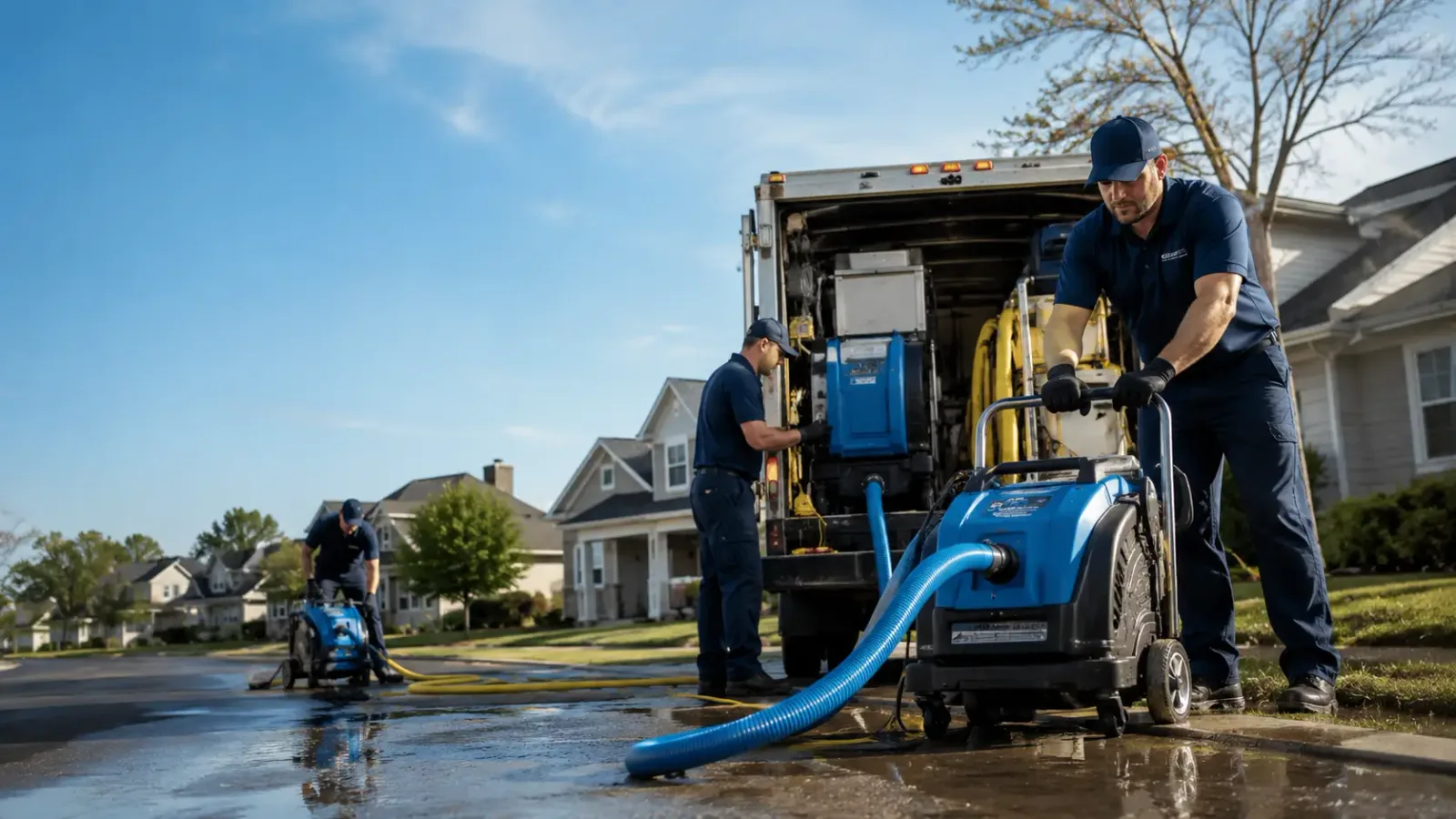 Flood Damage Cleanup in Pecan Gap, TX